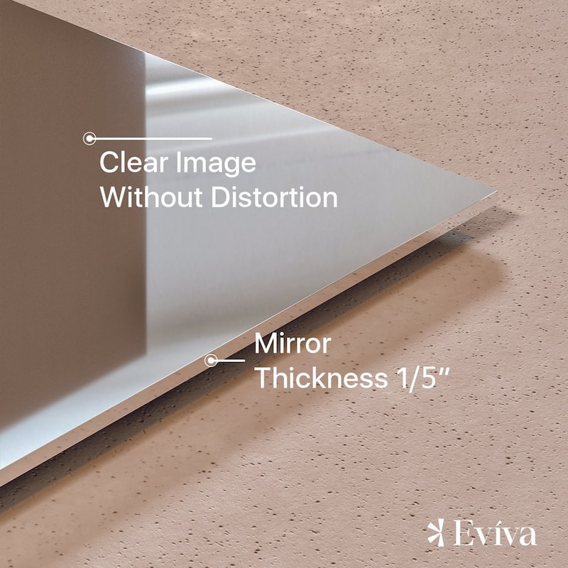 Eviva Sleek 42" Frameless Bathroom Mirror 42 Bed Bath & Beyond